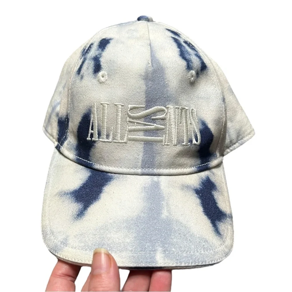 ❌SOLD❌ NEW All Saints Oppose Tie Dye Baseball Cap - Picture 1 of 11